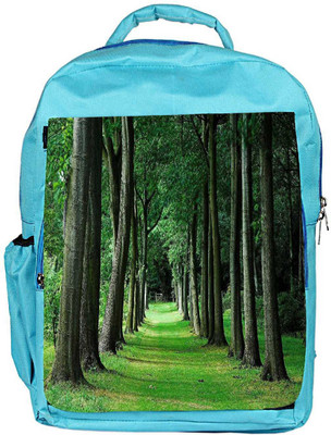 

Snoogg Eco Friendly Canvas Walking Way In Forest Designer Backpack Rucksack School Travel Unisex Casual Canvas Bag Bookbag Satchel 5 L Backpack(Blue)
