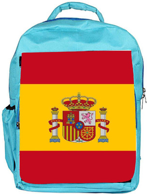 

Snoogg Eco Friendly Canvas Spain Flag 2980 Backpack Rucksack School Travel Unisex Casual Canvas Bag Bookbag Satchel 5 L Backpack(Blue)