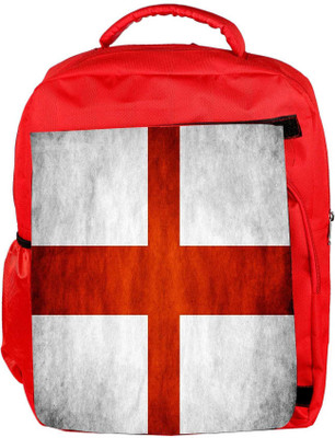 

Snoogg Eco Friendly Canvas England Flag Designer Backpack Rucksack School Travel Unisex Casual Canvas Bag Bookbag Satchel 5 L Backpack(Red)