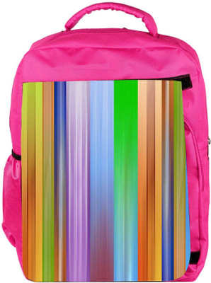 

Snoogg Eco Friendly Canvas Lite Multicolor Designer Backpack Rucksack School Travel Unisex Casual Canvas Bag Bookbag Satchel 5 L Backpack(Pink)