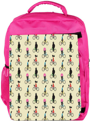 

Snoogg Eco Friendly Canvas Cute Ice Cream Bear Pattern Backpack Rucksack School Travel Unisex Casual Canvas Bag Bookbag Satchel 5 L Backpack(Pink)