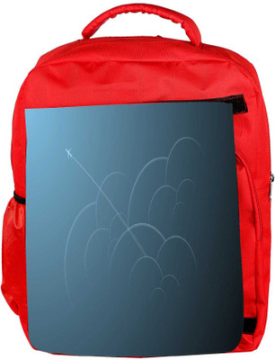 

Snoogg Eco Friendly Canvas Flying Plane Designer Backpack Rucksack School Travel Unisex Casual Canvas Bag Bookbag Satchel 5 L Backpack(Red)