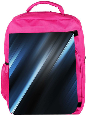 

Snoogg Eco Friendly Canvas Blue And Grey Layers Designer Backpack Rucksack School Travel Unisex Casual Canvas Bag Bookbag Satchel 5 L Backpack(Pink)
