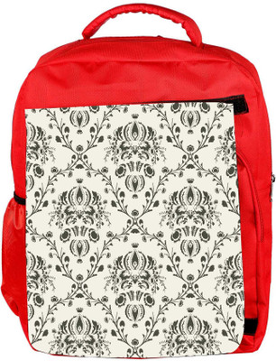 

Snoogg Eco Friendly Canvas Green Pattern Designer Backpack Rucksack School Travel Unisex Casual Canvas Bag Bookbag Satchel 5 L Backpack(Red)