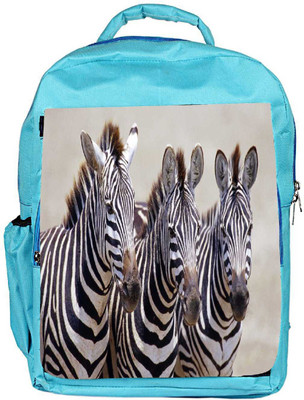 

Snoogg Eco Friendly Canvas Three Pair Of Zebra Designer Backpack Rucksack School Travel Unisex Casual Canvas Bag Bookbag Satchel 5 L Backpack(Blue)