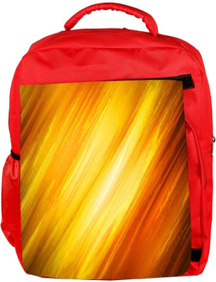 

Snoogg Eco Friendly Canvas Abstract Yellow And Orange Designer Backpack Rucksack School Travel Unisex Casual Canvas Bag Bookbag Satchel 5 L Backpack(Red)