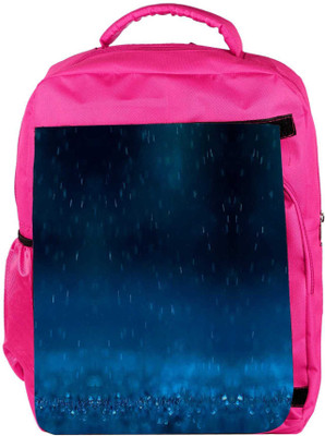 

Snoogg Eco Friendly Canvas Blue Rain Backpack Rucksack School Travel Unisex Casual Canvas Bag Bookbag Satchel 5 L Backpack(Pink)