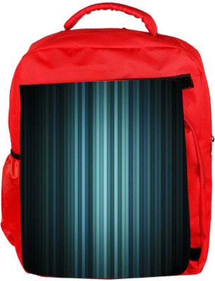 

Snoogg Eco Friendly Canvas Multicolor Design In Black Designer Backpack Rucksack School Travel Unisex Casual Canvas Bag Bookbag Satchel 5 L Backpack(Red)