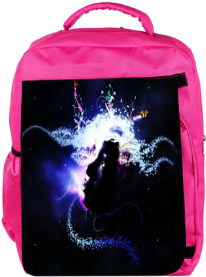

Snoogg Eco Friendly Canvas Abstract Girl Designer Backpack Rucksack School Travel Unisex Casual Canvas Bag Bookbag Satchel 5 L Backpack(Pink)
