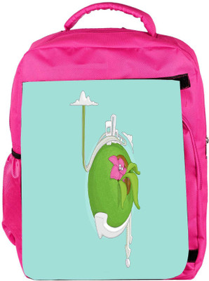

Snoogg Eco Friendly Canvas Green Planet Designer Backpack Rucksack School Travel Unisex Casual Canvas Bag Bookbag Satchel 5 L Backpack(Pink)