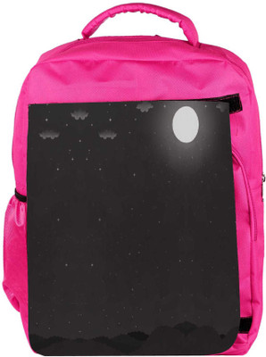 

Snoogg Eco Friendly Canvas Nigthfall Backpack Rucksack School Travel Unisex Casual Canvas Bag Bookbag Satchel 5 L Backpack(Pink)