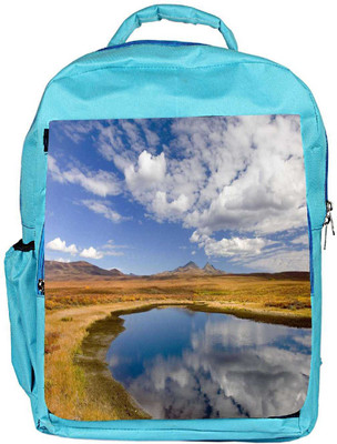

Snoogg Eco Friendly Canvas Brown Surface Designer Backpack Rucksack School Travel Unisex Casual Canvas Bag Bookbag Satchel 5 L Backpack(Blue)