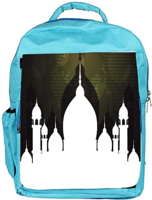 

Snoogg Eco Friendly Canvas Temple Silhouette 2707 Backpack Rucksack School Travel Unisex Casual Canvas Bag Bookbag Satchel 5 L Backpack(Blue)
