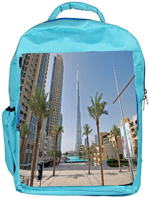 

Snoogg Eco Friendly Canvas Trees On The Street Designer Backpack Rucksack School Travel Unisex Casual Canvas Bag Bookbag Satchel 5 L Backpack(Blue)