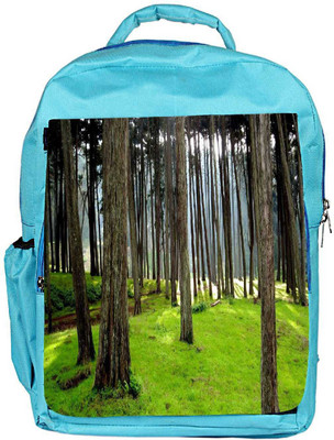 

Snoogg Eco Friendly Canvas Long Branched Tree Designer Backpack Rucksack School Travel Unisex Casual Canvas Bag Bookbag Satchel 5 L Backpack(Blue)