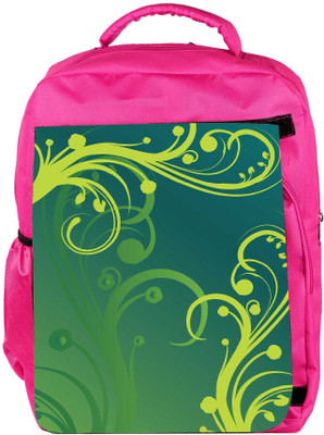 

Snoogg Eco Friendly Canvas Abstract Background Backpack Rucksack School Travel Unisex Casual Canvas Bag Bookbag Satchel 5 L Backpack(Pink)