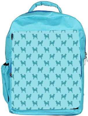

Snoogg Eco Friendly Canvas Abstract Dog Pattern Designer Backpack Rucksack School Travel Unisex Casual Canvas Bag Bookbag Satchel 5 L Backpack(Blue)
