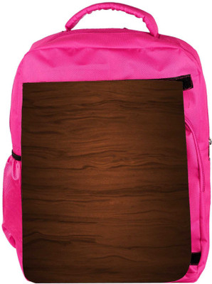 

Snoogg Eco Friendly Canvas Wood Texture Designer Backpack Rucksack School Travel Unisex Casual Canvas Bag Bookbag Satchel 5 L Backpack(Pink)