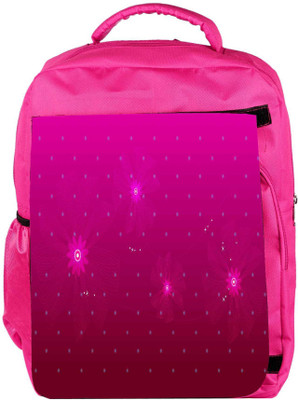 

Snoogg Eco Friendly Canvas Pink Petals Designer Backpack Rucksack School Travel Unisex Casual Canvas Bag Bookbag Satchel 5 L Backpack(Pink)