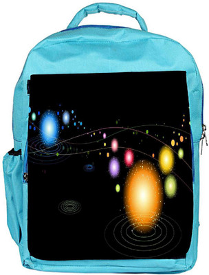 

Snoogg Eco Friendly Canvas Multicolor Sparkling Designer Backpack Rucksack School Travel Unisex Casual Canvas Bag Bookbag Satchel 5 L Backpack(Blue)