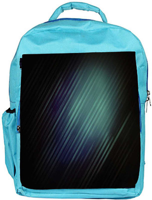 

Snoogg Eco Friendly Canvas Black Background Rays Designer Backpack Rucksack School Travel Unisex Casual Canvas Bag Bookbag Satchel 5 L Backpack(Blue)