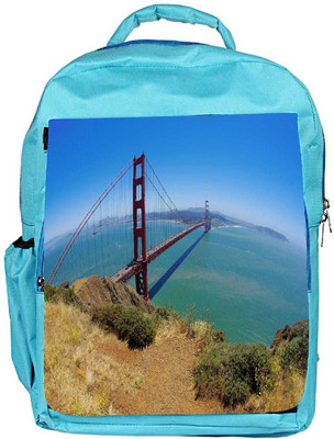 

Snoogg Eco Friendly Canvas Blue Water And Sealing Designer Backpack Rucksack School Travel Unisex Casual Canvas Bag Bookbag Satchel 5 L Backpack(Blue)