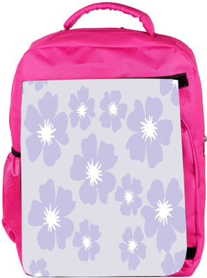 

Snoogg Eco Friendly Canvas Light Purple Flower Designer Backpack Rucksack School Travel Unisex Casual Canvas Bag Bookbag Satchel 5 L Backpack(Pink)