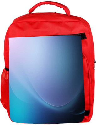 

Snoogg Eco Friendly Canvas Abstract Blue Pattern Design Designer Backpack Rucksack School Travel Unisex Casual Canvas Bag Bookbag Satchel 5 L Backpack(Red)