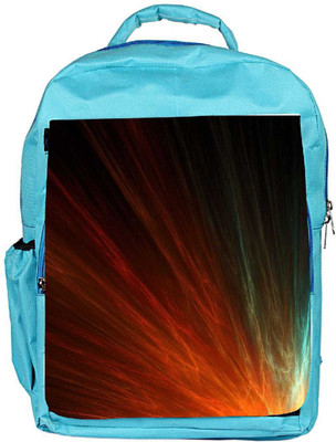 

Snoogg Eco Friendly Canvas Mutlicolor Rays Designer Backpack Rucksack School Travel Unisex Casual Canvas Bag Bookbag Satchel 5 L Backpack(Blue)