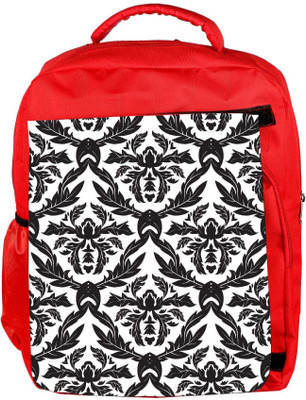 

Snoogg Eco Friendly Canvas Christmas Leaves Designer Backpack Rucksack School Travel Unisex Casual Canvas Bag Bookbag Satchel 5 L Backpack(Red)