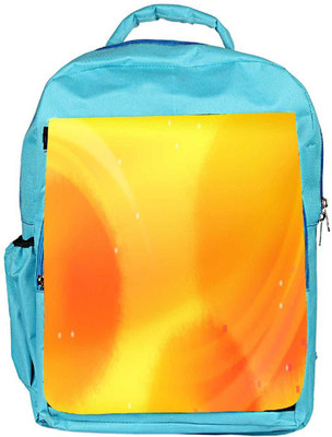 

Snoogg Eco Friendly Canvas Yellow Pattern Design Designer Backpack Rucksack School Travel Unisex Casual Canvas Bag Bookbag Satchel 5 L Backpack(Blue)