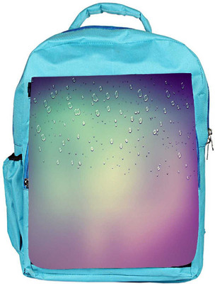 

Snoogg Eco Friendly Canvas Bubbles On The Top Designer Backpack Rucksack School Travel Unisex Casual Canvas Bag Bookbag Satchel 5 L Backpack(Blue)