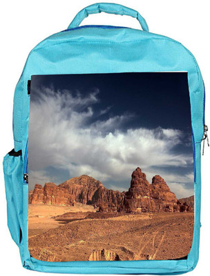 

Snoogg Eco Friendly Canvas Desert Mountain Designer Backpack Rucksack School Travel Unisex Casual Canvas Bag Bookbag Satchel 5 L Backpack(Blue)