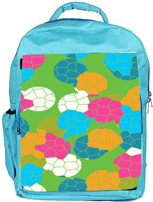 

Snoogg Eco Friendly Canvas Mosaic Tiles Colourful 2882 Backpack Rucksack School Travel Unisex Casual Canvas Bag Bookbag Satchel 5 L Backpack(Blue)