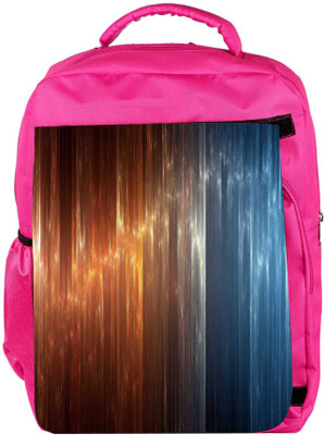 

Snoogg Eco Friendly Canvas Vertical Crystal Design Designer Backpack Rucksack School Travel Unisex Casual Canvas Bag Bookbag Satchel 5 L Backpack(Pink)