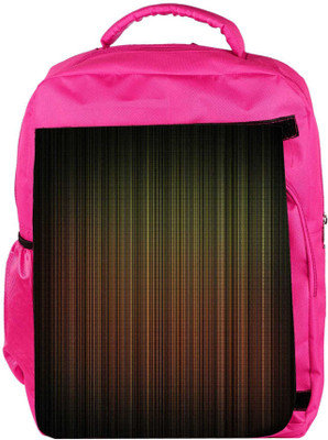 

Snoogg Eco Friendly Canvas Yellow Pattern Design Designer Backpack Rucksack School Travel Unisex Casual Canvas Bag Bookbag Satchel 5 L Backpack(Pink)