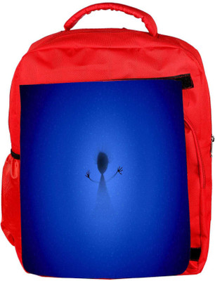 

Snoogg Eco Friendly Canvas Blue Girl Designer Backpack Rucksack School Travel Unisex Casual Canvas Bag Bookbag Satchel 5 L Backpack(Red)
