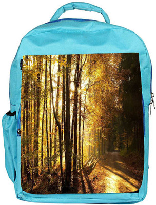 

Snoogg Eco Friendly Canvas Path In Forest Designer Backpack Rucksack School Travel Unisex Casual Canvas Bag Bookbag Satchel 5 L Backpack(Blue)