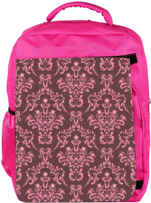 

Snoogg Eco Friendly Canvas Pink Pattern Designer Backpack Rucksack School Travel Unisex Casual Canvas Bag Bookbag Satchel 5 L Backpack(Pink)