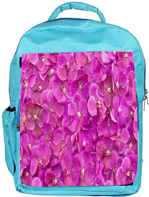 

Snoogg Eco Friendly Canvas Butterfly On Flowers Backpack Rucksack School Travel Unisex Casual Canvas Bag Bookbag Satchel 5 L Backpack(Blue)