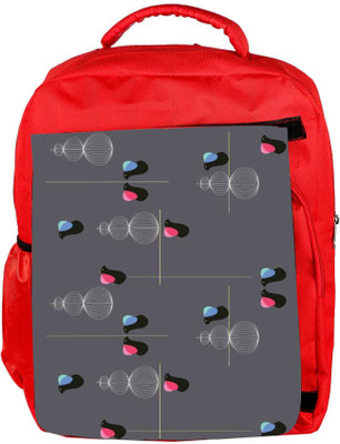 

Snoogg Eco Friendly Canvas Bird Pattern 2494 Backpack Rucksack School Travel Unisex Casual Canvas Bag Bookbag Satchel 5 L Backpack(Red)