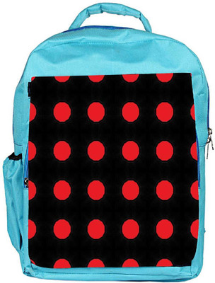 

Snoogg Eco Friendly Canvas Red Spots Black Pattern Designer Backpack Rucksack School Travel Unisex Casual Canvas Bag Bookbag Satchel 5 L Backpack(Blue)