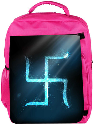 

Snoogg Eco Friendly Canvas Greeting Card For Diwali Celebration In India Backpack Rucksack School Travel Unisex Casual Canvas Bag Bookbag Satchel 5 L Backpack(Pink)