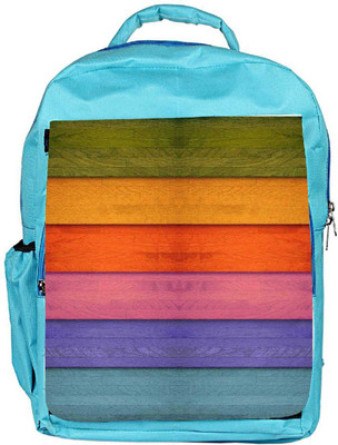 

Snoogg Eco Friendly Canvas Colourful Woods Pattern Backpack Rucksack School Travel Unisex Casual Canvas Bag Bookbag Satchel 5 L Backpack(Blue)