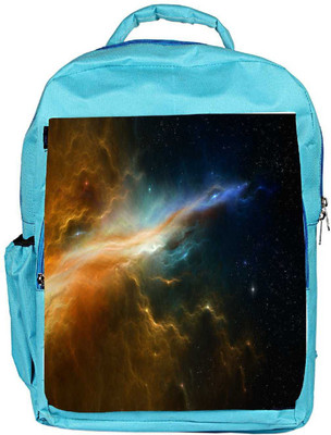 

Snoogg Eco Friendly Canvas Galaxy Designer Backpack Rucksack School Travel Unisex Casual Canvas Bag Bookbag Satchel 5 L Backpack(Blue)