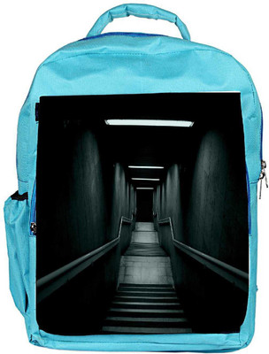 

Snoogg Eco Friendly Canvas Downstairs Designer Backpack Rucksack School Travel Unisex Casual Canvas Bag Bookbag Satchel 5 L Backpack(Blue)