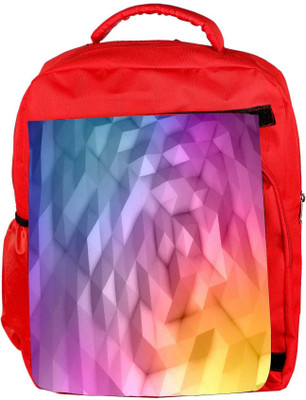 

Snoogg Eco Friendly Canvas Abstract Multicoor Pattern Designer Backpack Rucksack School Travel Unisex Casual Canvas Bag Bookbag Satchel 5 L Backpack(Red)