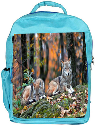 

Snoogg Eco Friendly Canvas Snow Dogs Designer Backpack Rucksack School Travel Unisex Casual Canvas Bag Bookbag Satchel 5 L Backpack(Blue)
