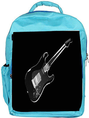 

Snoogg Eco Friendly Canvas Black Guitar Designer Backpack Rucksack School Travel Unisex Casual Canvas Bag Bookbag Satchel 5 L Backpack(Blue)