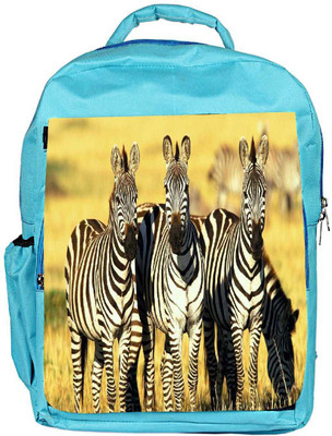 

Snoogg Eco Friendly Canvas Group Of Zebra Designer Backpack Rucksack School Travel Unisex Casual Canvas Bag Bookbag Satchel 5 L Backpack(Blue)